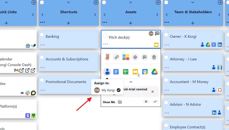 Cover Image for Korgi adds card assignments and new Chat/Notes views and filters