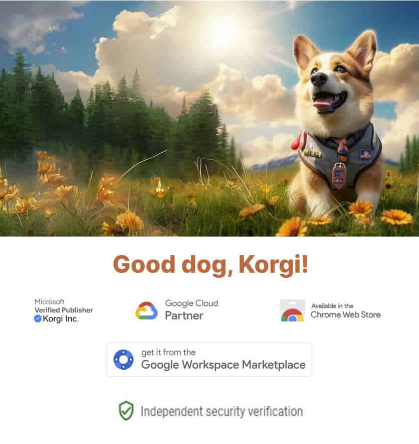 Cover Image for Korgi earns Google's independent security verification!